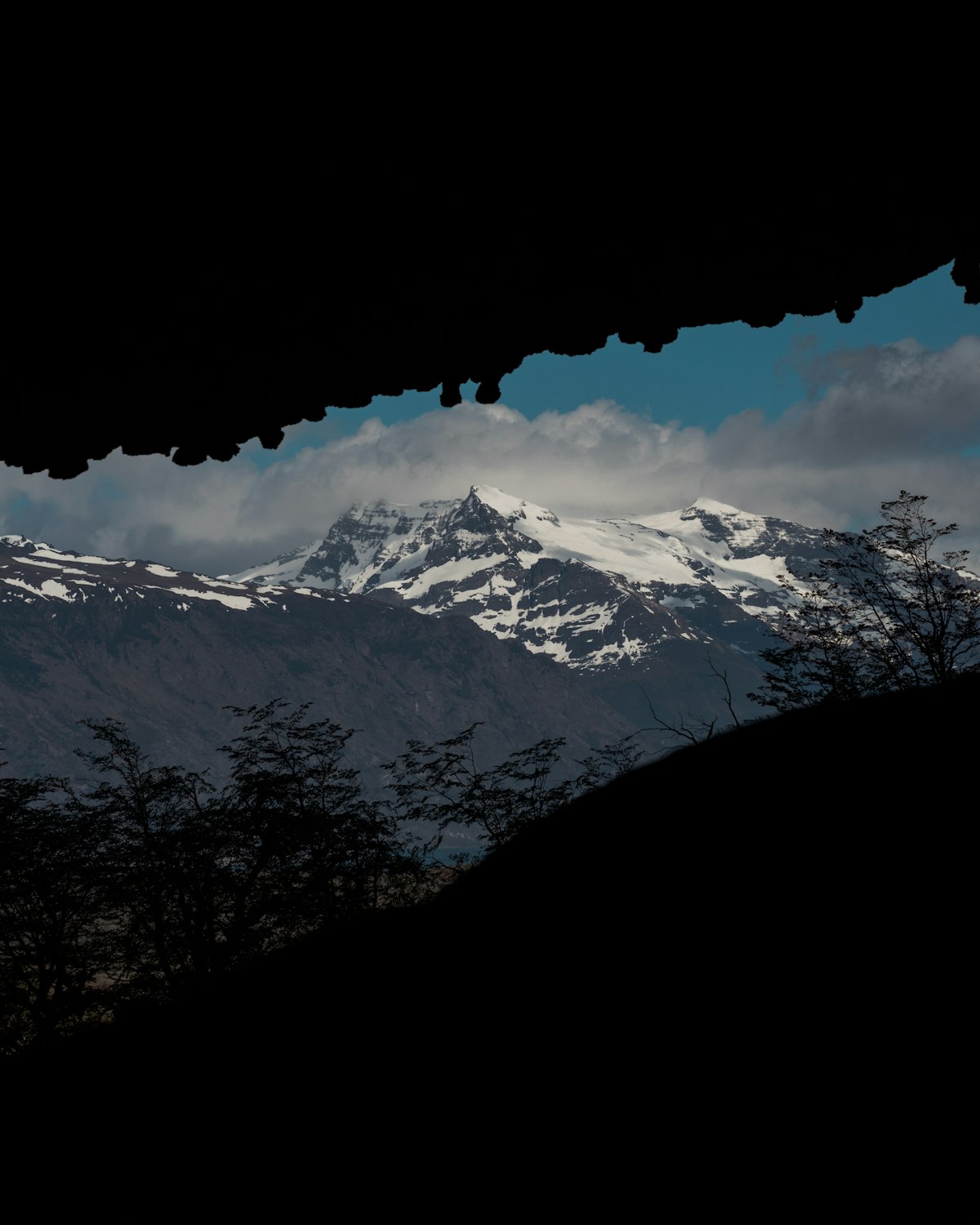 Snow-covered mountains