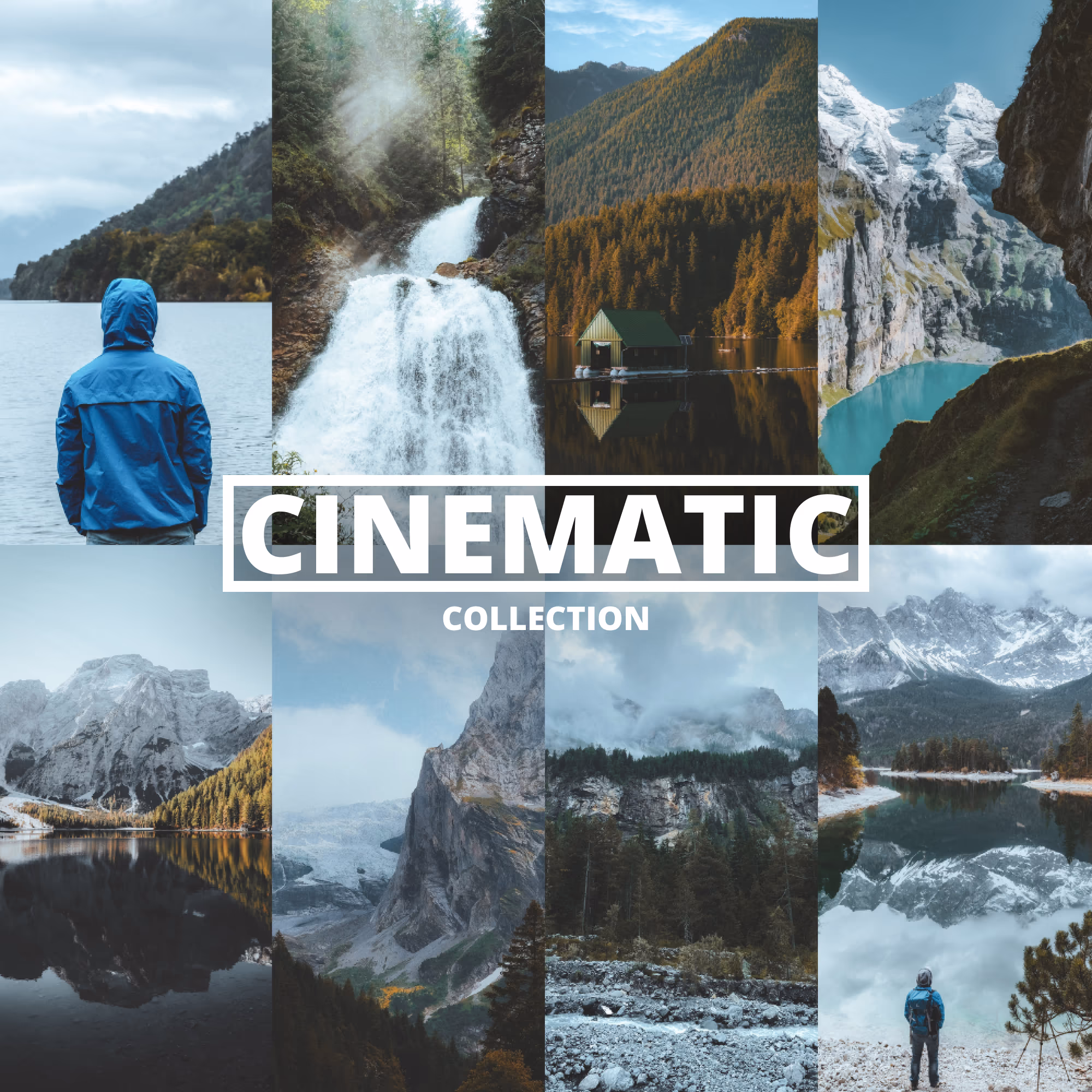 Cinematic Film preset example